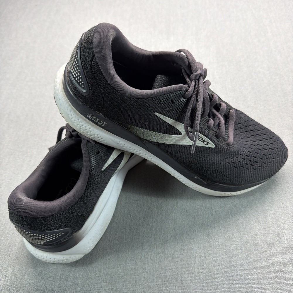 Brooks Ghost 16 Women's 9.5 B Black Athletic Shoes Lace Up Low Top Sneakers